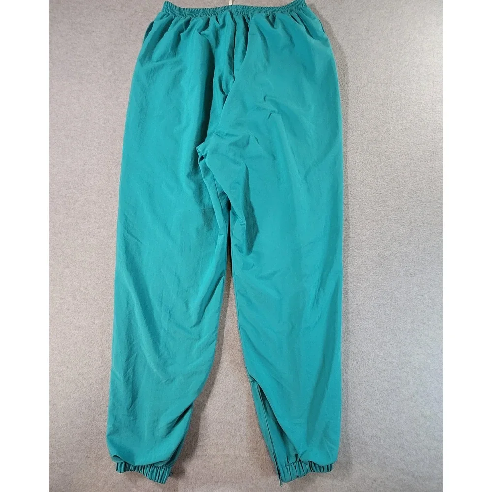 Vintage Lilys of Beverly Hills Tracksuit Teal Geometric Windbreaker Set Large